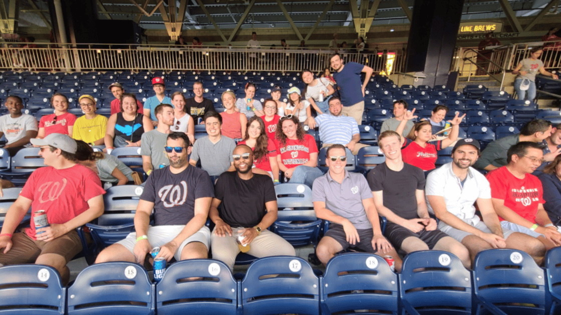 2021.07 - Nationals baseball outing social group