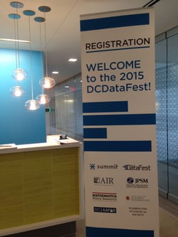 ASA DataFest 2015 Registration Welcome Sign