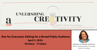 One for Everyone Editing for a Broad Public Audience April 5, 2024 1045 – 1145 AM (3)