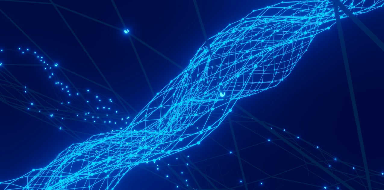 Electric blue data science streams