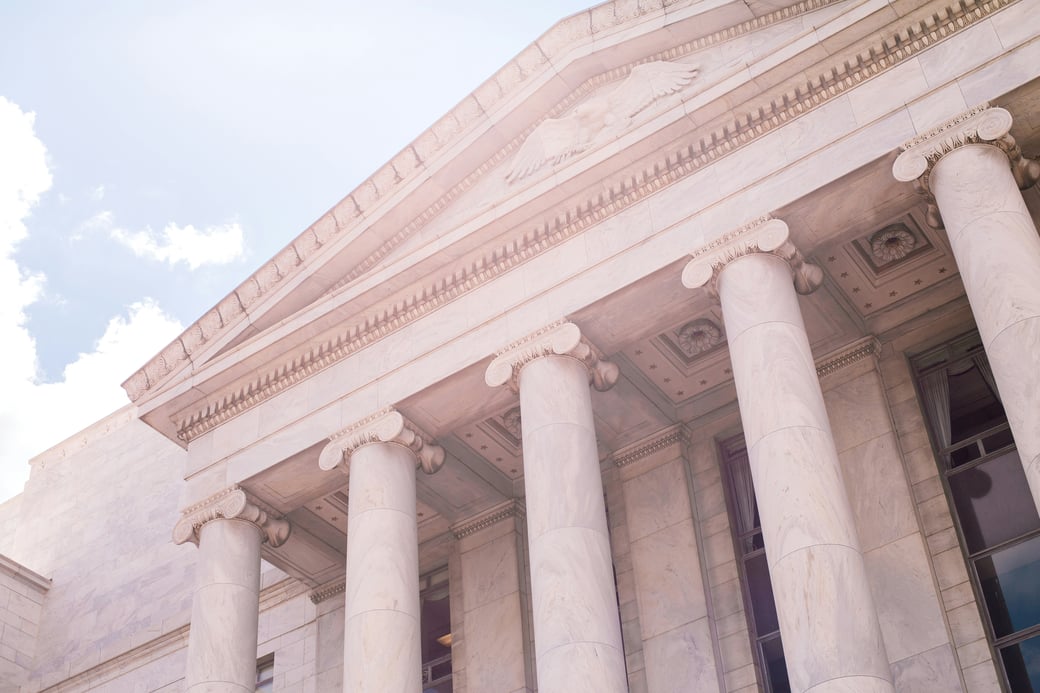 Federal building with columns